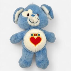 Vintage Y2K Care Bears Cousins Loyal Heart Dog Plush Toy Stuffed Animal 2004